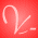 Red background with white cursive text 'V-Day,' and '99' in lower left, gray square in lower right corner.