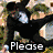 Six- of a tennis player in various poses with overlaid text reading Please don't stare at my boyfriend!