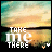 nine identical showing a sunset sky with text 'TAKE me THERE' and two yellow hearts, one empty