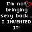 Black background with white pixelated text and a red heart symbol replacing the 'o' in 'not'.
