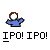 Pixelated character with brown hair and blue shirt in various poses above repeated text, one frame includes speech bubble.