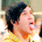 Pixelated image of a person with dark hair in a yellow shirt, accompanied by blue pixelated text reading "Cookies... from the sky? Thank you Jesus!" on a white background.