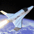 A space-themed buddy icon showing a rocket launching over Earth, planets in the solar system, and an astronaut on the Moon.