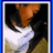 A pixelated image of a person in a white shirt and dark jacket with a blue border, showing a slight shift in position between
