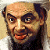 Pixelated image of a person with light skin and dark hair on the right side, next to green text reading 'Original Icons .com' on a solid background.