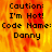 Pixelated text on a fiery background with a gray on the right side