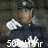 Pixelated image of a person in dark uniform with cap, holding white object, standing against dark background with text at bottom.