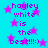 A static image with cyan background, pink stars, and purple text reading "hoyley white is the best!!!:)" repeated twice.