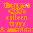 Pixelated orange text on bright pink background with animated white sparkles near 'theresa' and '&' characters.