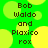 Green background with yellow circular shapes and black pixelated text reading "Bob Waldo and Plaxico rox" in two identical vertical