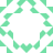 A static pixelated pattern of light green shapes forming a circular border around a white center, with repeating angular and curved elements on a white background.