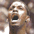 Animated contact sheet of a basketball player with multiple frames showing mouth open, ball in mouth, and text on basketballs.