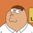 Pixelated cartoon character with brown hair and glasses in a white shirt, orange background with blue text "holy crip" and "hes a crapple".