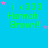 identical green text icons on a bright blue background, each displaying 'i <333 Hannah Brown!!' with scattered pink and purple stars