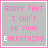 Animated sequence of pink text on gray background cycling through letters in 'EVERYTHING' with white cursor-like highlight.