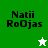 Green and white pixelated icon with 'Nati RoOjas' text and a star symbol changing color between white and green.