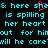 Pixelated cyan text on black background with pink heart symbol replacing 's' in 'she', repeated across multiple lines.