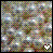 Pixelated static image with scattered multicolored pixels on a gray background, no discernible subjects or text.