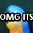 Animated parrot icon with blue head, yellow beak, and orange chest; text overlay changes across frames.