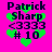 Pixelated text and green hearts on a bright pink background with animated heart transitions.