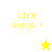Yellow and white pixelated icon with "LIKE WHOA!" text and star symbols in two states.