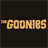 A 3x2 contact sheet of five animated frames from a The Goonies-themed AIM buddy icon, showing character portraits and scenes with pixelated details.