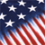 A static pixelated image of a flag with white stars on a dark blue field and red and white stripes, rendered in low resolution.
