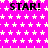 A static image with a bright pink background covered in white star patterns and repeated "STAR!" text in bold black letters.