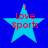 Four identical light blue stars on a solid blue background, each containing red text reading "I Love Sports" with the "I" positioned above the word "Love".
