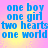 Pixelated blue text on a pink-yellow gradient background with repeated phrases across four identical