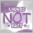 A pixelated graphic with purple and white text reading "LOVE IS NOT EASY" over a starry background, featuring small heart symbols.