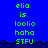 Blue background with green pixelated text reading 'elia is loolio haha STFU' repeated in three , with a dark blue jagged border at the bottom