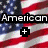 American flag background with 'American' text, plus sign, Italian heart symbol with equal sign, and a person labeled 'Me!' in the bottom-left.