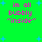 Green background with blue plus signs and pink text reading "in all bubbly 'inside'" in four identical quadrants.