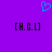 Purple background with a blue pixelated heart icon above two black text blocks reading [H.G.L] on each side.
