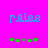 Pixelated blue text 'rAias' on bright pink background with green and gray star-like symbols below, two identical frames showing animation change in symbol count.