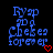 Blue pixelated text reading 'Ryap', '2D', 'Cheese', and 'forever' on black background with red heart symbol.