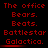 Red pixelated text on black background displays repeated phrases with horizontal blur effects across three