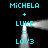 Two identical cyan text-based compositions on black background with animated white smoke effects between elements.