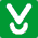 Green background with white curved and V-shaped symbols arranged in a pattern, some symbols animate between curved and V shapes