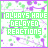 identical pixelated icons with green text 'ALWAYS HAVE DELAYED REACTIONS' over purple and white background, each icon showing slight color variation in the background