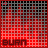 Pixelated fire animation with red and gray background, displaying 'BURN' text at bottom in dark brown block letters