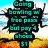 Four of pixelated text on a beach background with silhouettes, each showing different phrases about activities and prices