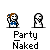 Pixel art character with brown hair and blue top in multiple poses including waving, holding a camera, and standing still beneath text.