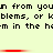 Pixelated text repeats across a light yellow background with red horizontal bars, showing partial words and letters in black.