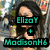 A four- of a woman with long dark hair in various poses and text overlays, including "ElizaY + MadisonH6" and "Vanessa."