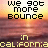 Pixelated text overlays a sunset ocean scene with repeated phrases and partial repetition of the background.