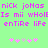 Pixelated text and star icons on a green background with pink lettering.