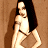 A 48x48 pixel animated buddy icon featuring a pinup-style cartoon woman on the left and green text reading "Original Icons .com" on the right, displayed as a contact sheet with two frames.