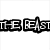 Black and white text-based icon with 'THE BEAST' in bold block letters on a solid background.